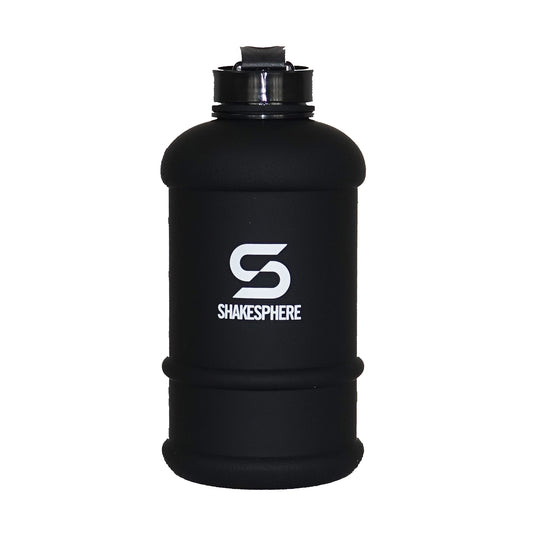 Hydration Jug - Matte Black & Black Logo