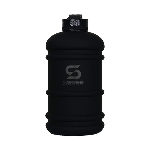 Hydration Jug - Matte Black & White Logo