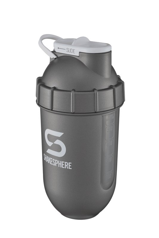 Shaker Bottle 700 ml "Tumbler View" - Gun Metal